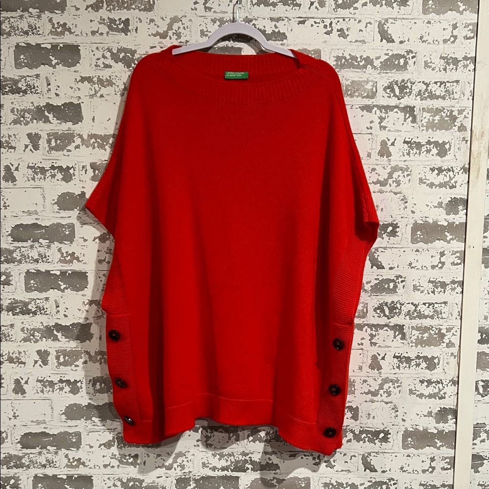 United Colors Of Benetton Bold Red Knit